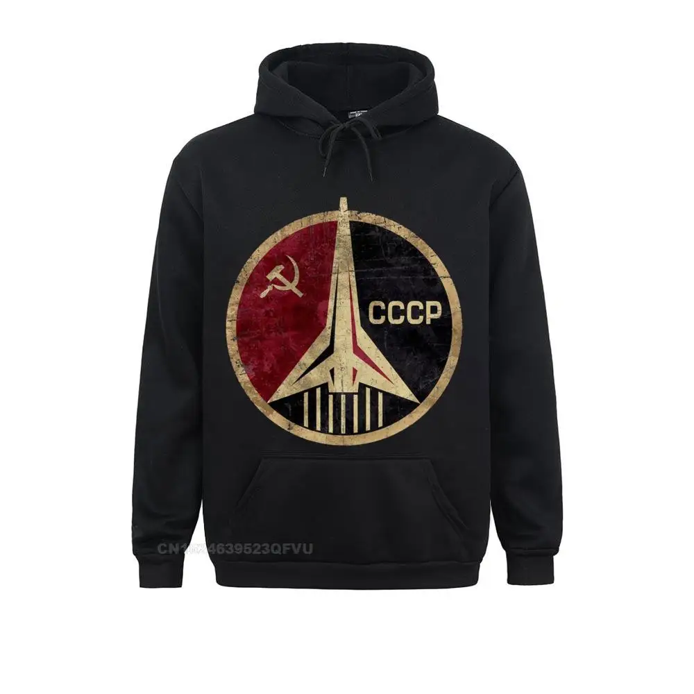 Cccp Russian Soviet Ussr Vinatge Hoodies Mens Plain Pullover Hoodie Premium Round Collar Leisure Harajuku & Tees Fast Ship