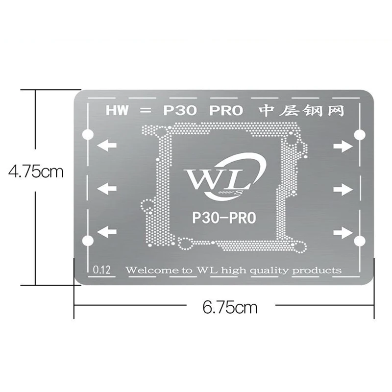 BGA template for HUWEI P30 PRO Motherboard Middle Layer Stencil Reballing Solder BGA Direct Heating Template phone repair tool