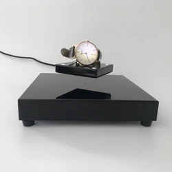 HCNT Magnetic Levitating Platform with LED Light Rotating Jewelry Floating Display Stand Levitation Decor for Exhibition Show