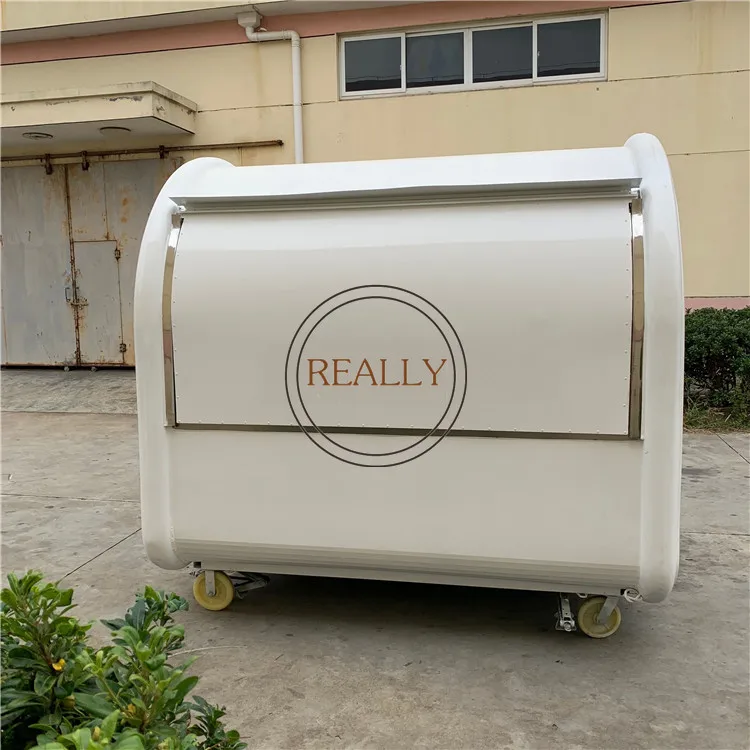 Di Động Thực Phẩm Trailer Ăn Vặt Kéo Di Động Shop