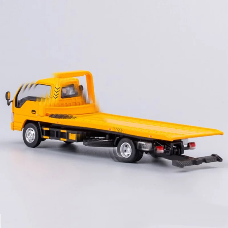 Isuzu Flatbed Truck Model GCD 1:64 Isuzu 4k Wrecker Truck Fire Truck Alloy Car Model