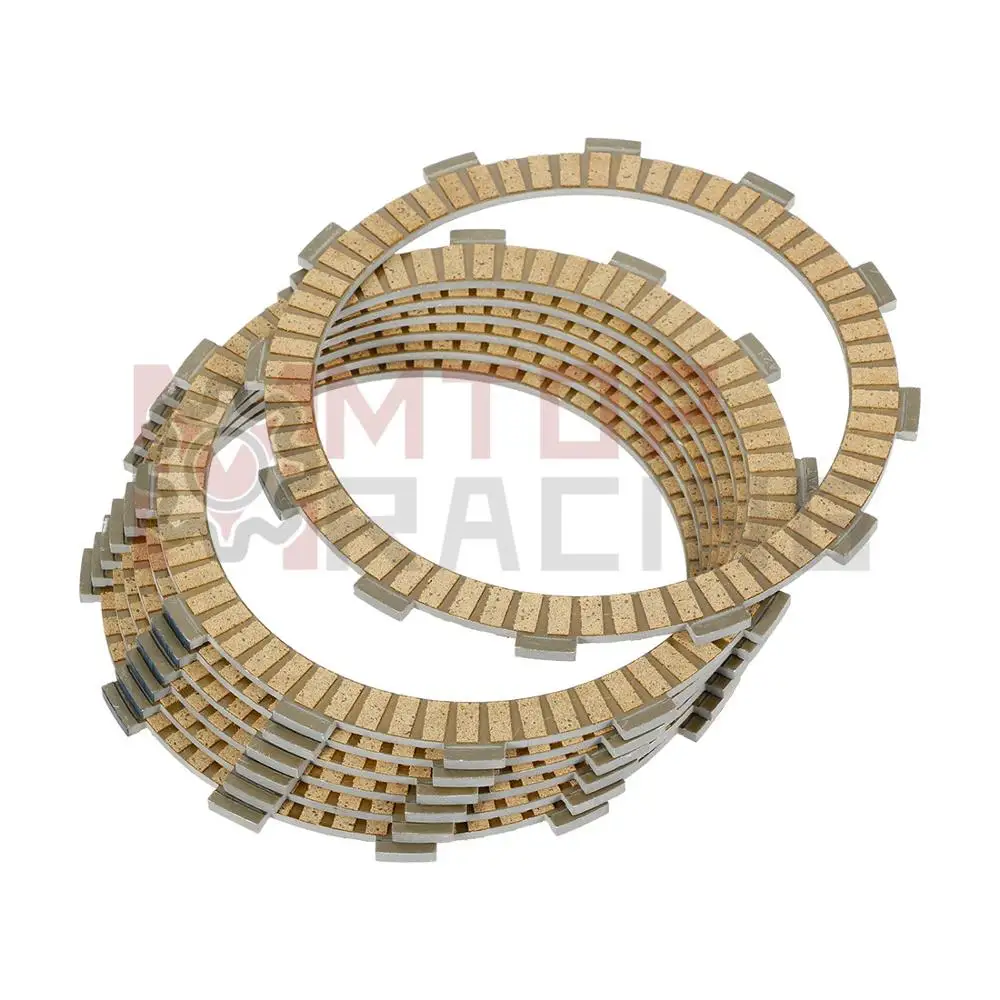 Clutch Friction Disc Plates Sheets Set For Honda RVT1000R VTR1000SP RC51 2000-2001 CBR1100XX Blackbird 1999-2004 7 Pieces OEM