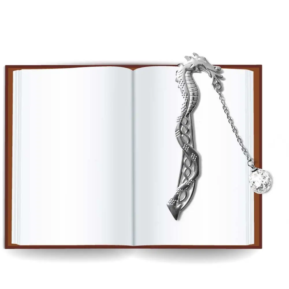 Dragon Shape Luminous ForBookmarks Retro Metal Glow In The Dark Book Marker Stationery Gift Label Read Maker ForBookmark