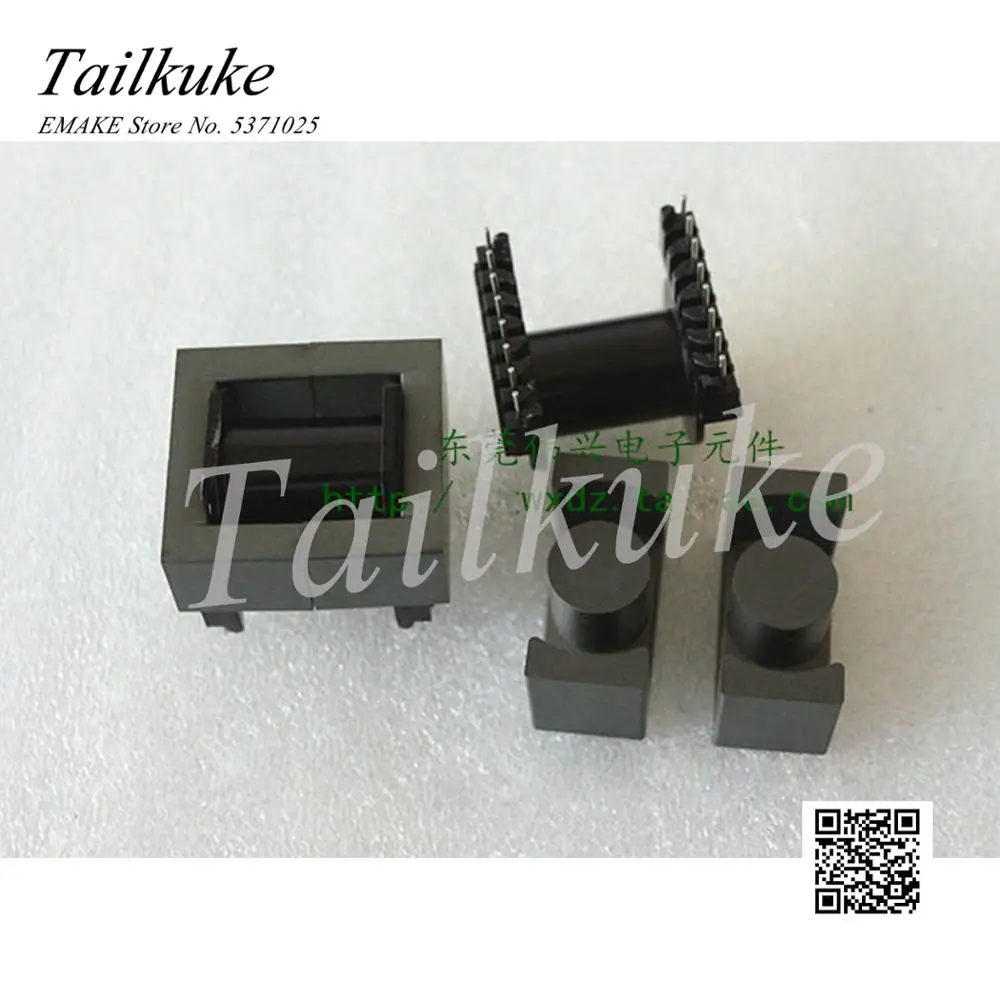 EC4220 magnetic core supporting horizontal skeleton 8+8 transformer core PC40 material EC42*20 ferrite core