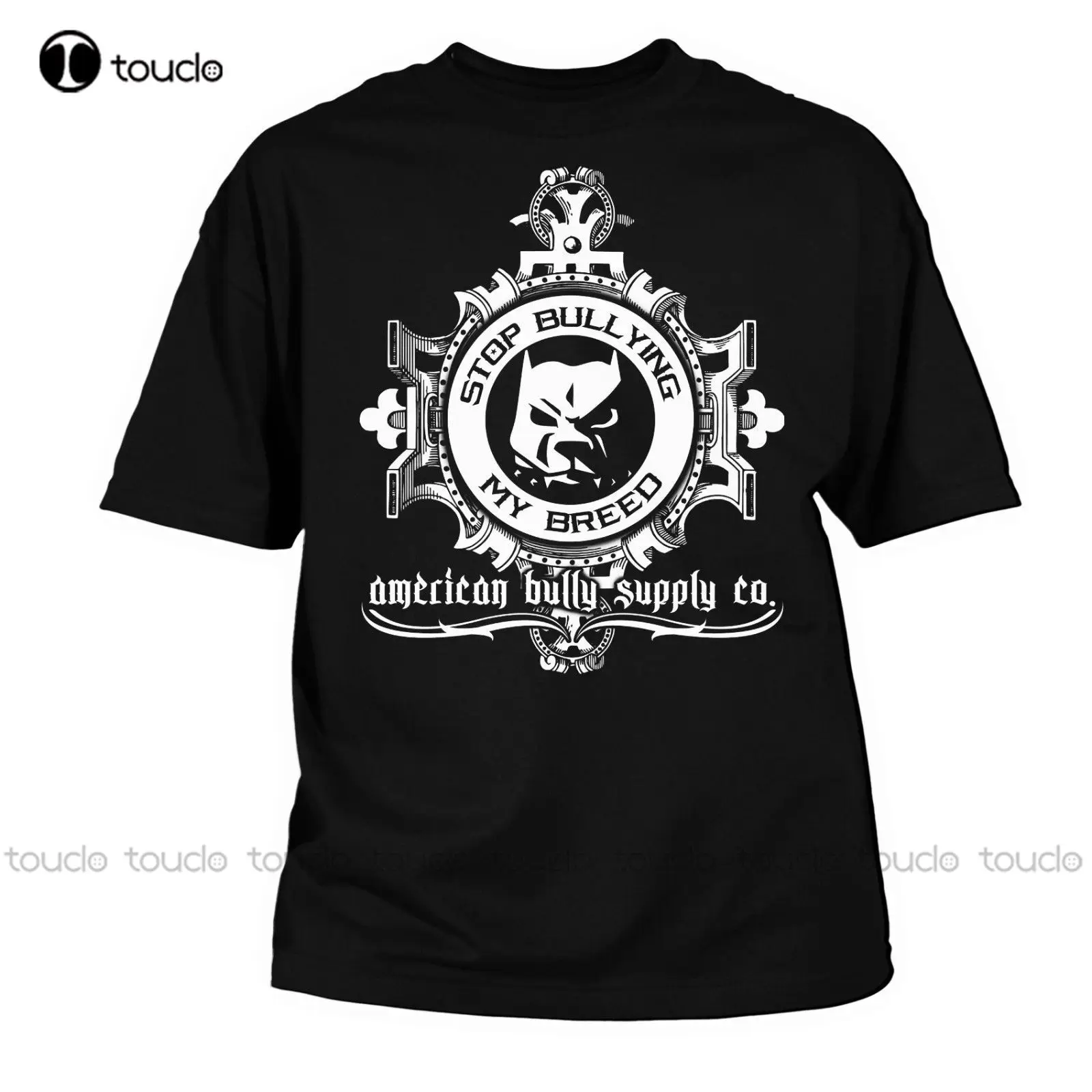 Tshirt Homme  New Hip-Hop Cotton Leisure Stop Bullying My Breed Pitbull Shirt Adults Bully Cool T Shirts Custom Unisex Tee