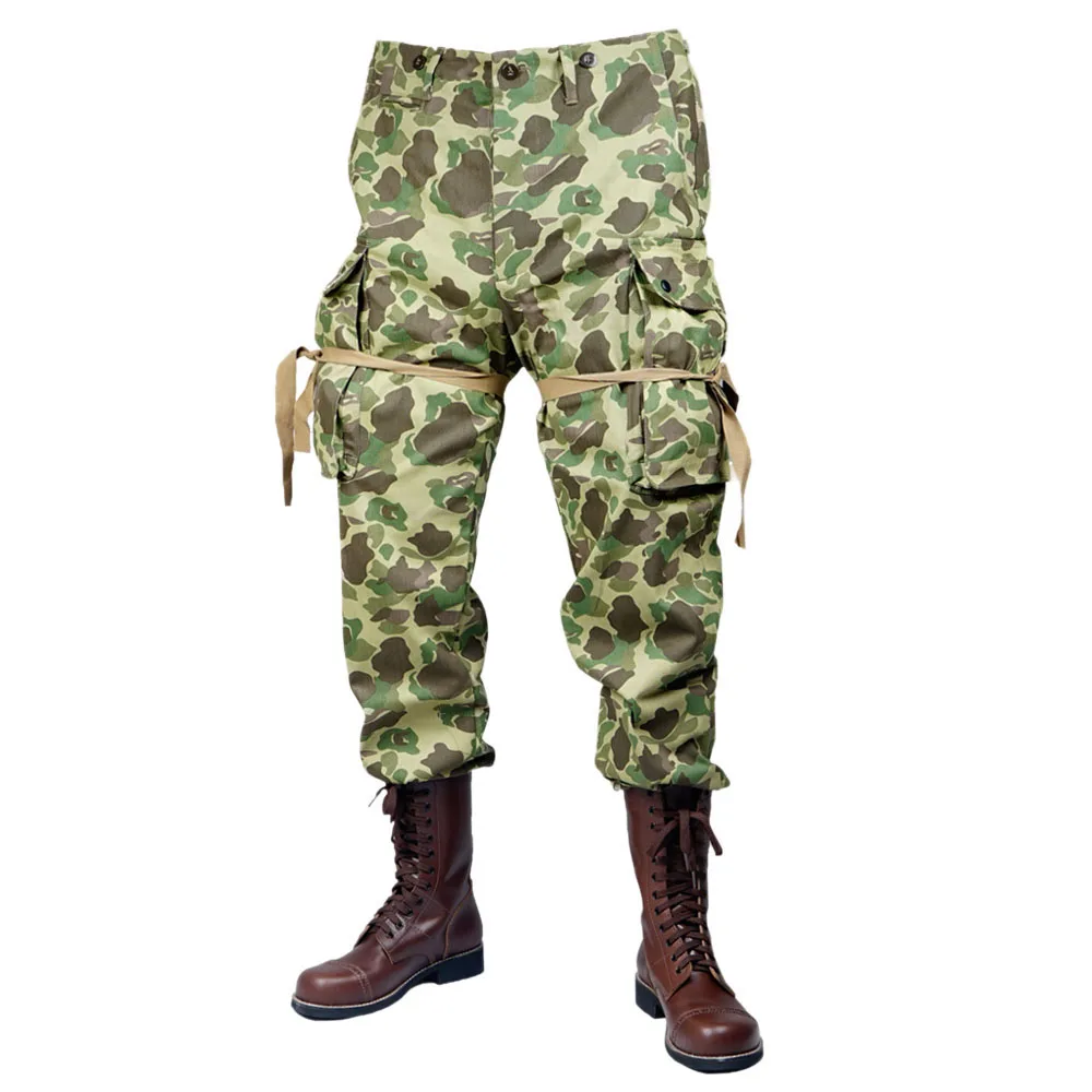 

WWII WW2 US 101ST Air Force M42 Uniforms Trousers Paratroopers Pacific Duck Camouflage Pants