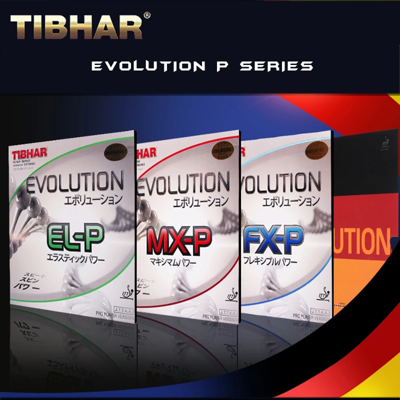 

TIBHAR Evolution MX-P EL-P FX-P Germany Table Tennis Rubber Pips In Tensor Ping Pong Rubber for Fast Attack with Loop