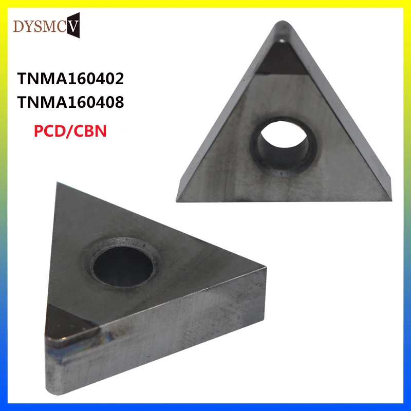 Torno de Lâmina de Diamante Cnc Peças Tnma160402 Tnma160404 Tnma160408 Pcd Cbn Cnc Inserções de Carboneto de Corte