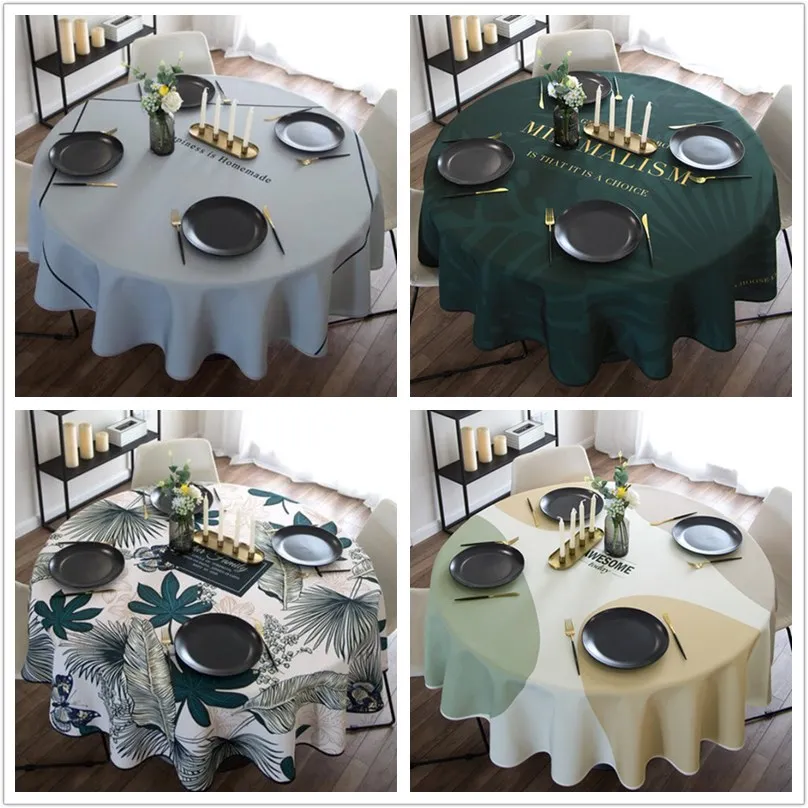 

Waterproof, Oilproof,Solid color round table cloth , anti-scalding, disposable, household, round tablecloth