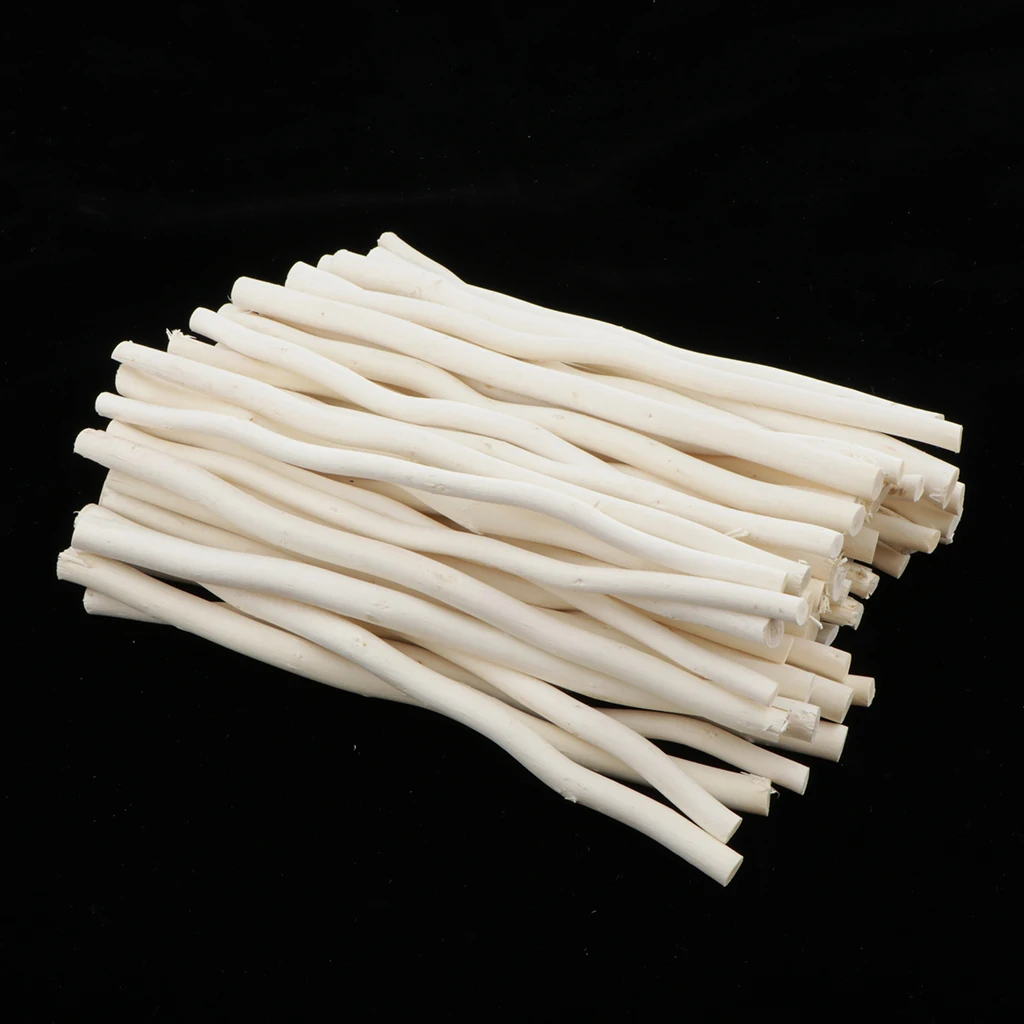 50pcs Natural Driftwood Small Pieces Sticks Rustic Wood Arts & Craft DIY Toy