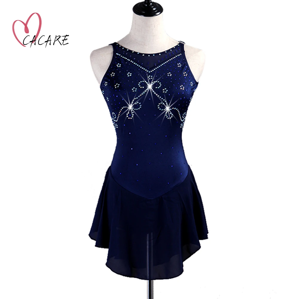 

Customize Figure Skating Dress Bodysuit Dance Leotards Latin Dance Dress Women Latina Salsa Standard Dance Dresses D0592 CACARE