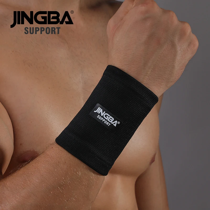 JINGBA SUPPORTO 1PCS nylon Elastico Wristband Supporto Per Il Fitness Supporto Per Polso Equipaggiamento Protettivo da polso uomini di fascia Tennis