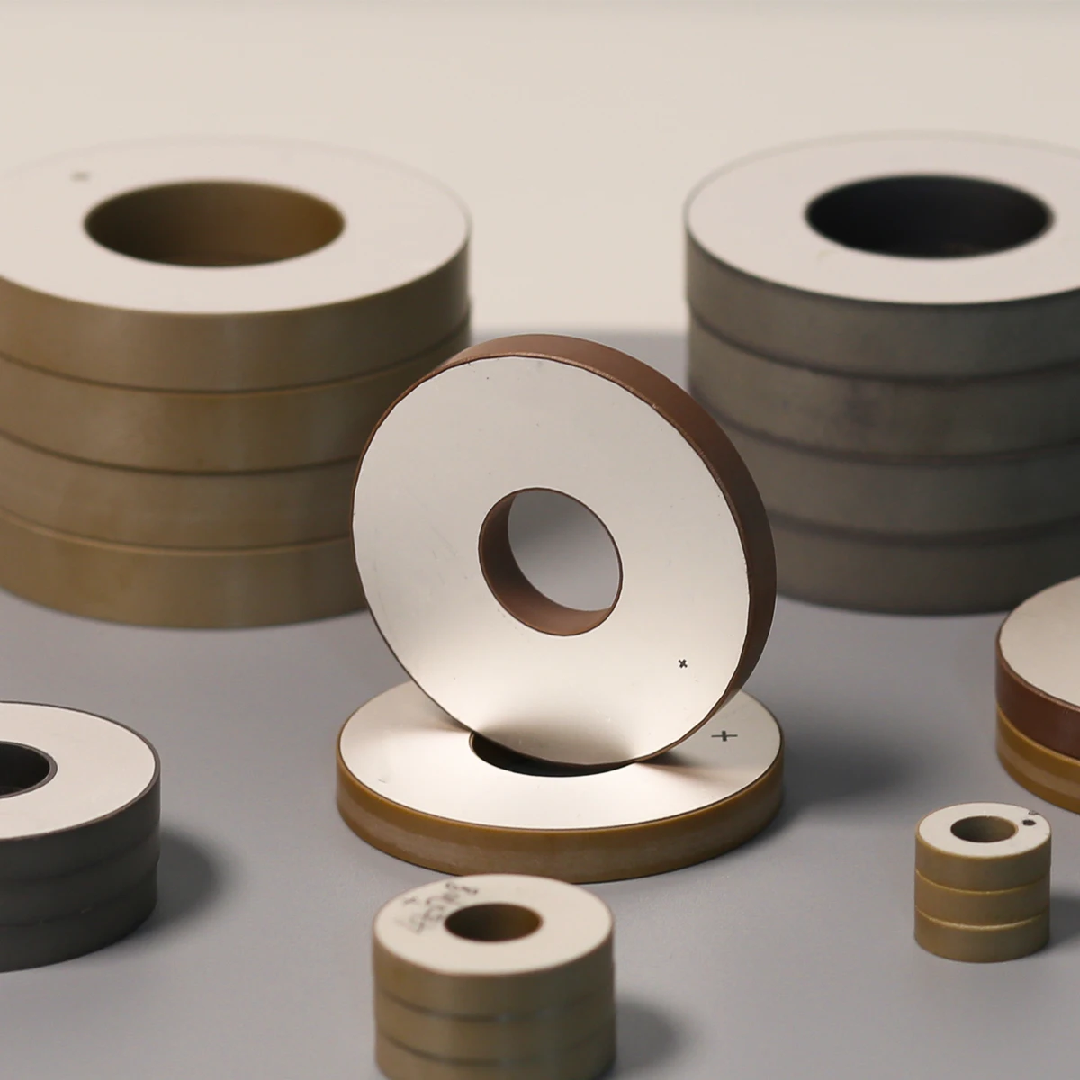 كهرضغطية لوح من السيراميك محول بالموجات فوق الصوتية ورقة 50*17*6.5 آلة قناع محول ورقة 20k هزاز P4p8