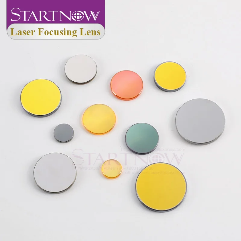 Startnow CO2 Laser Focusing Lens USA CVD ZnSe Dia 12 18 19.05mm 20 FL 38.1 50.8 63.5 76.2 101.6 For Laser Cutting Machine Parts