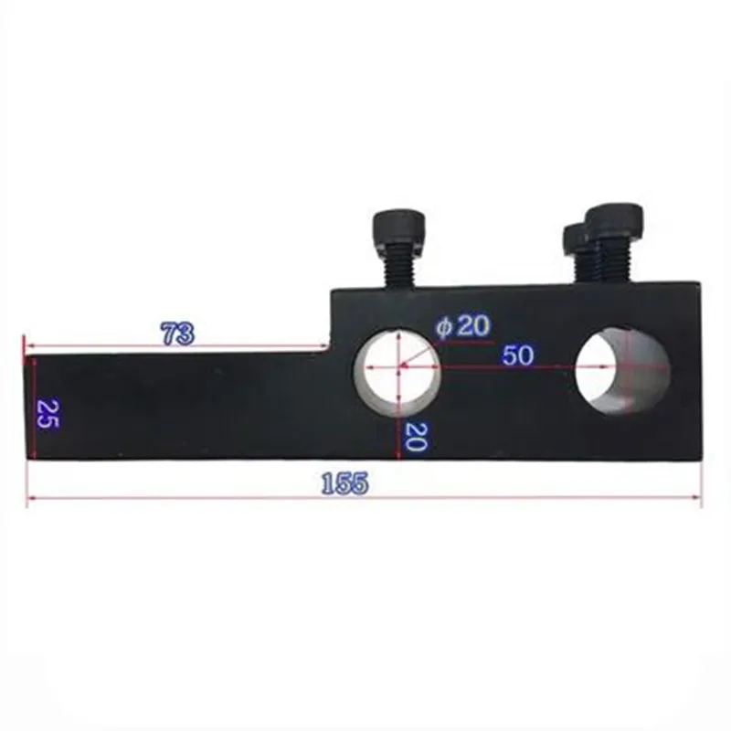 Torno CNC Turning Tool com furo duplo, mandril de perfuração, transporte de faca diâmetro interno, 20x20, 25x25