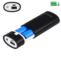 18650 Battery Portable DIY Power Bank Box Shell with USB Output & Indicator for iPhone for Samsung without Battery 5V