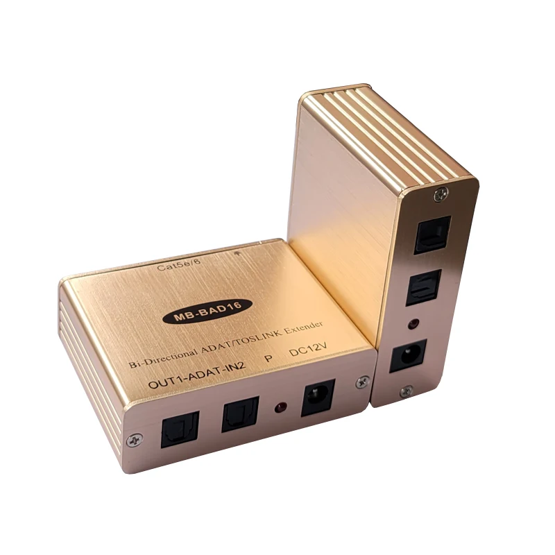 MuxBoxs Digital ADAT Optical Signal To Rj45 Converter Multi Microphone Audio Amplifier Encoder And Decoder Over Lan Cable