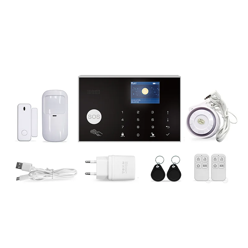 Wifi GSM 3G 4G Smart Home Security Wireless Burglar Alarm System Kit