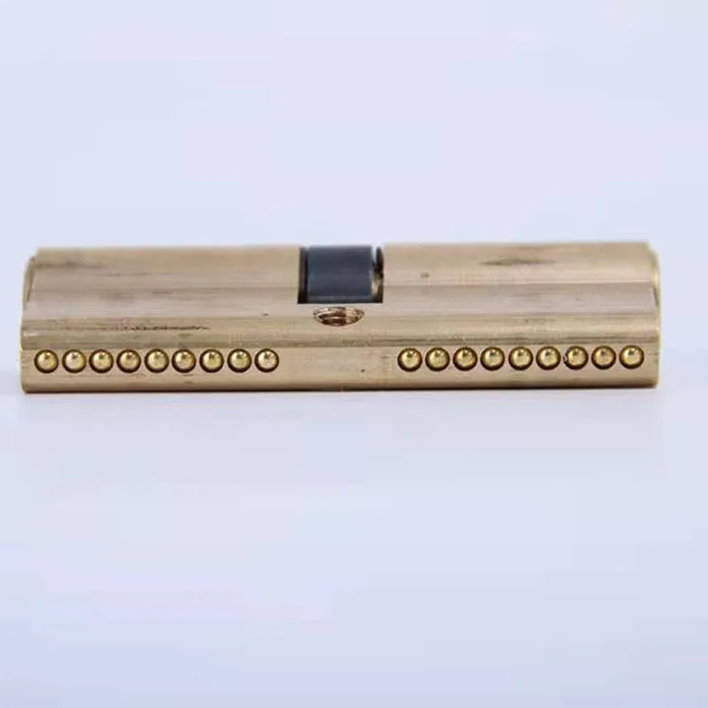 Brass Door Lock cylinder Lengthened  65 70 80 90 mm  Biased Lock core Anti-Theft Entrance lock part