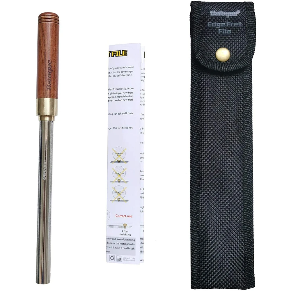Guitar Fret Tools Krönung datei Fret Dressing File mit 3 Größen Kanten Gitarrenb