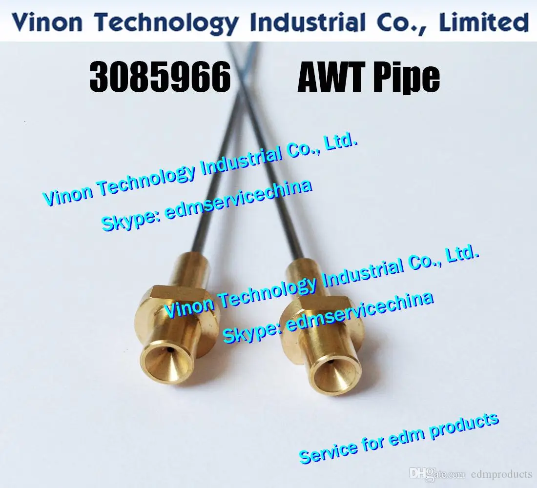 3085966 edm AWT Pipe L=275 D=2.0-1.0 S603 Upper for 0205149 Sodic AQ600,AQ550,AQ series 97 type wire-cut edm machines 0205851