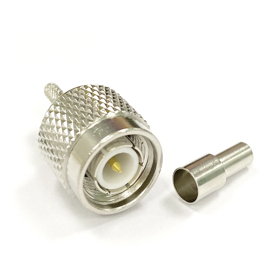 1pc  TNC Male Female Plug Jack RF Coax Connector For RG316 RG174 RG58 RG142 Cable Adapter Nickelplated Wire Convertor NEW