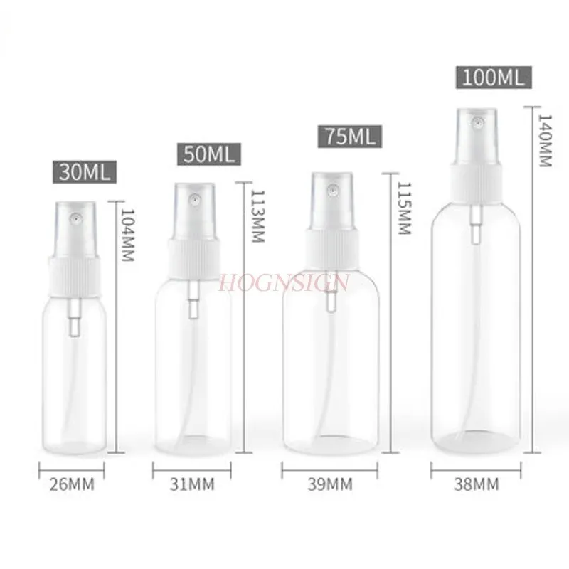 4PCS Spray bottle travel sub-bottle fine mist face makeup hydrating small spray bottle toner bottle portable watering can set