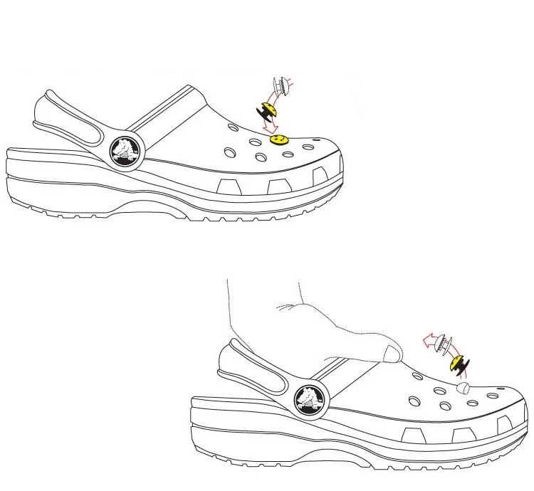 1Pcs Luminous Charms Accessories Fluorescent Shoes accesories Fashion Soft PVC Shoe Buckle Kids Cartoon charms design image 6