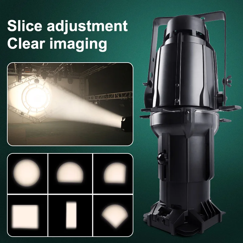 750w Image Light Hot Halogen Lamp HPL575W/750W Zooming Imaging Profile Spot Light TV Studio