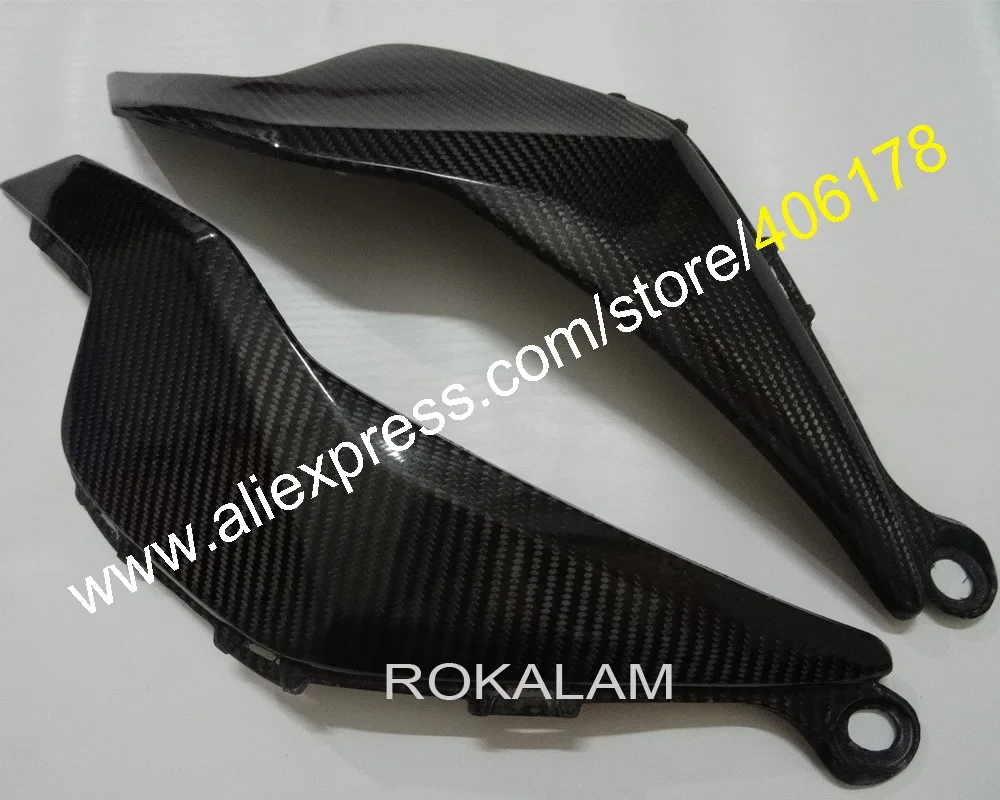 

Hot Sales,2 x Carbon Fiber Tank Side Covers Panels Fairing For Honda CBR1000RR 2012 2013 2014 CBR 1000RR Tank Side Cover Panel
