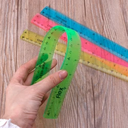 Weiche 30cm Lineal Mehrfarbigen Flexible Kreative Schreibwaren Regel Schule Versorgung