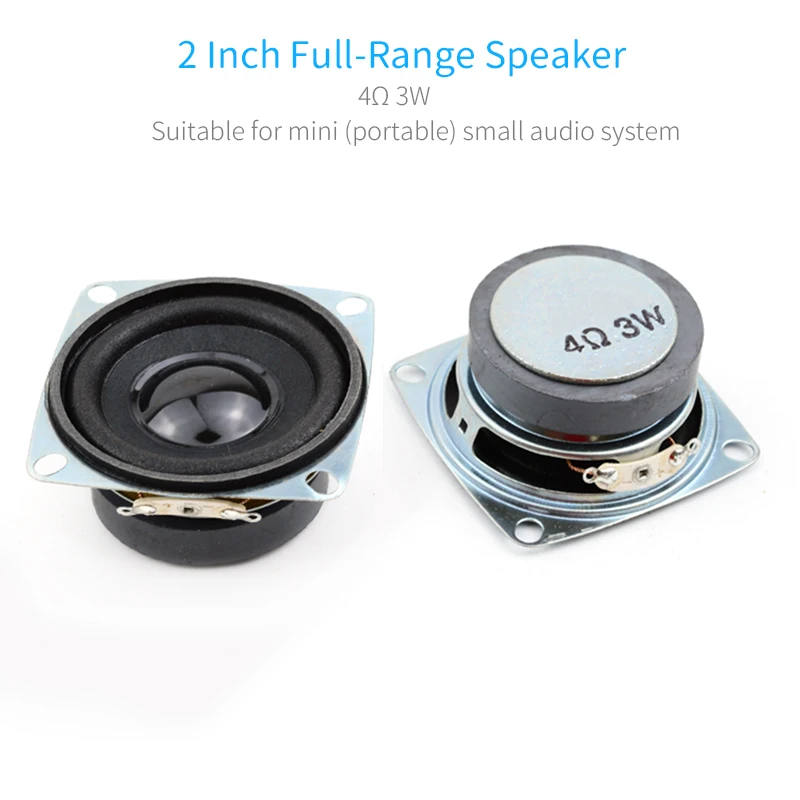 2 Inch Full-Range Speaker 3W 4Ω Mini Speakers For Pam8403 Mini Ampilfier Portable audio System