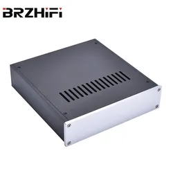 Caixa de alumínio da série de brzhifi bz2205 diy personalizado amplifier chassis metal habitação máquina concha odm/oem