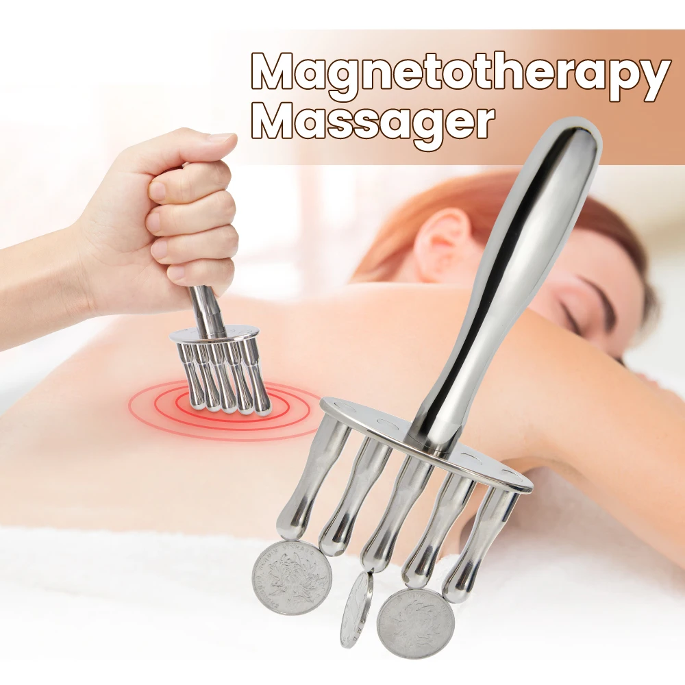 Meridian Massage Stick Trigger Point Massager Magnetic Therapy Lymphatic Acid Drainage Meridian Muscle Relaxation Acupoint Pen