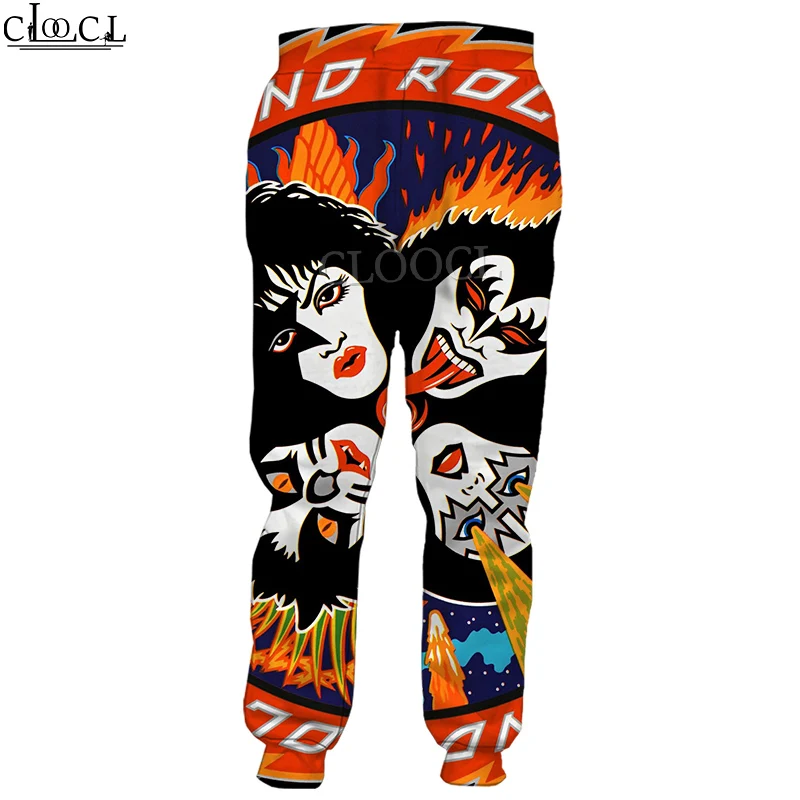 CLOOCL 2021  Newest Hip Hop Rock Metal Kiss Band 3D Print Pants Unisex Fashion Casual All-match Sweatpants Trousers