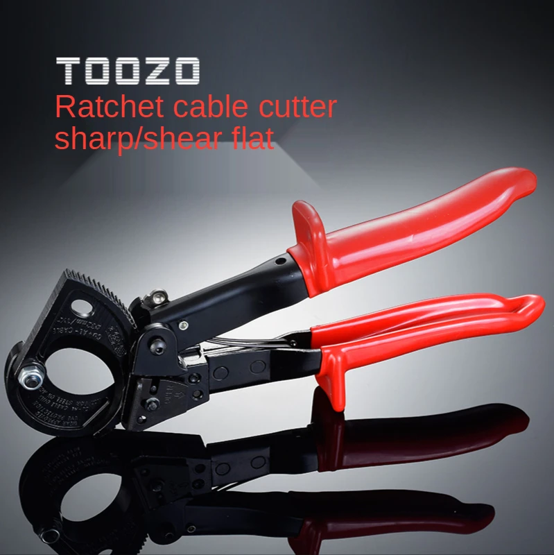 HS-325A/520A cable cutter, ratchet gear type electric wire cutter, electrician's tool