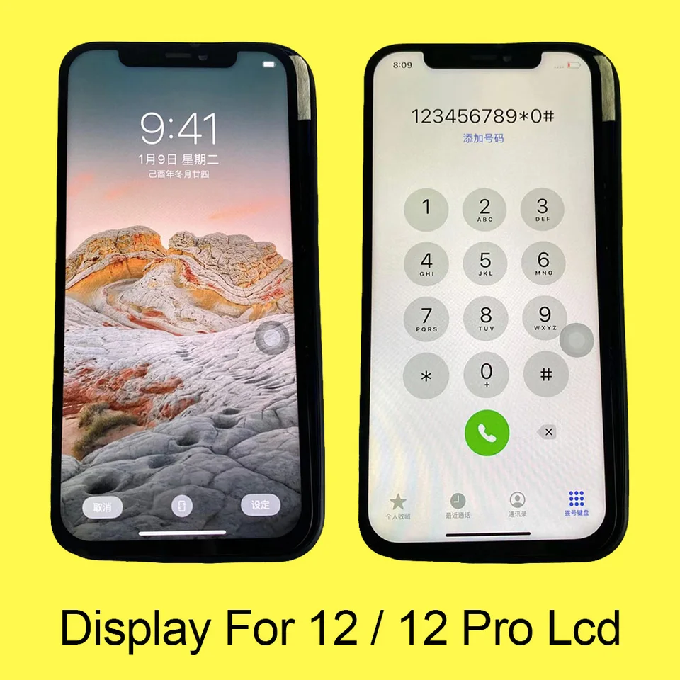Pantalla LCD premium nueva 100% para iPhone 12 Pro Display Touch Screen Replacement Factory Display Lcd 4