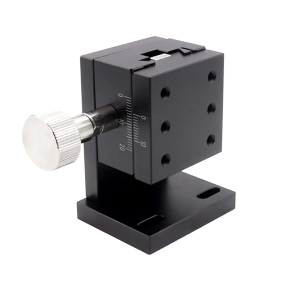 

Z axis LWZ4090 dovetail groove manual platform rack and pinion drive high precision knob slide table Load 49N 40x90mm