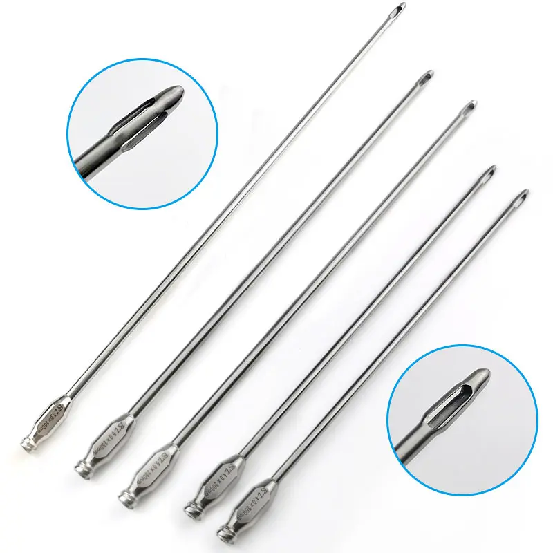 

5mm/4mm Basket Liposuction Cannula Fat Transfer Needle Kit Liposuction Beauty Instruments 5pcs/set