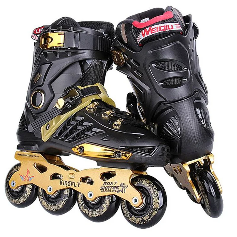 Slalom FSK Inline Skates Patines for Adults Daily Skating Sports with 85A PU Wheels ABEC-7 Bearing Aluminium Alloy Frame Base