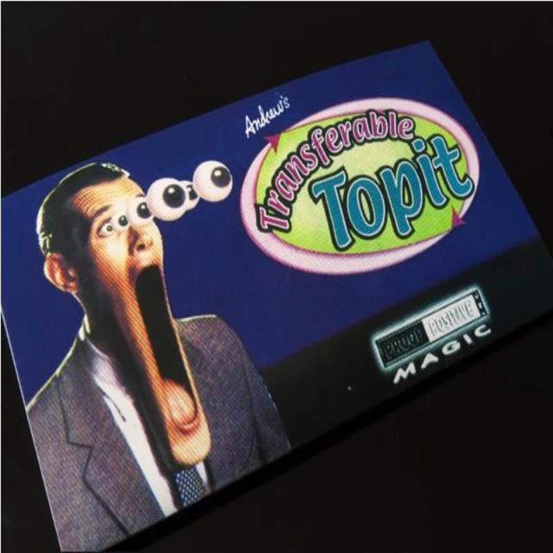 Free Shipping! Andrew'S Transferable Topit (Gimmicks) - Magic Tricks,Close-Up,Street,Stage,Illusions,Party Trick,Mentalism