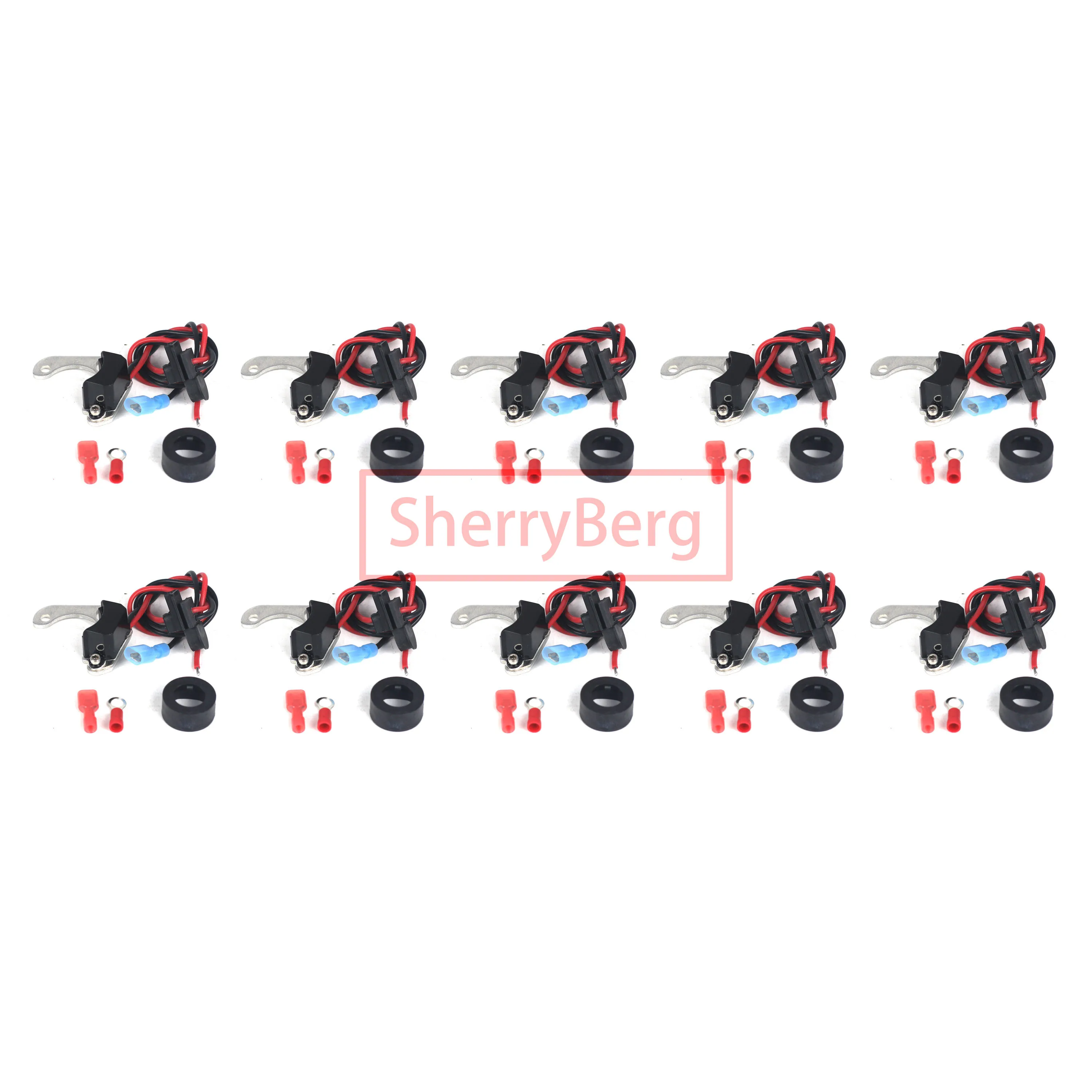 

Распределитель SherryBerg Электронный комплект зажигания для MG MGB & GT 62 63-65 66 67 68 69 70 71 72 73 1974 для Lucas 25D4 23D 10 комплектов