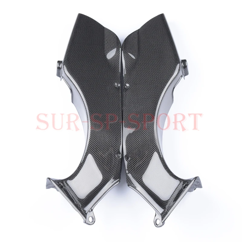 Air Tube Tube Air Induct ฝาครอบด้านข้างฝาครอบ Fairing สำหรับ MV Agusta F3 675คาร์บอนไฟเบอร์2012 100%