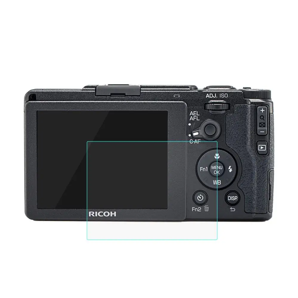 PULUZ-غشاء زجاجي مُقسّى 2.5D 9H ، لـ Ricoh GR II/Ricoh GR III
