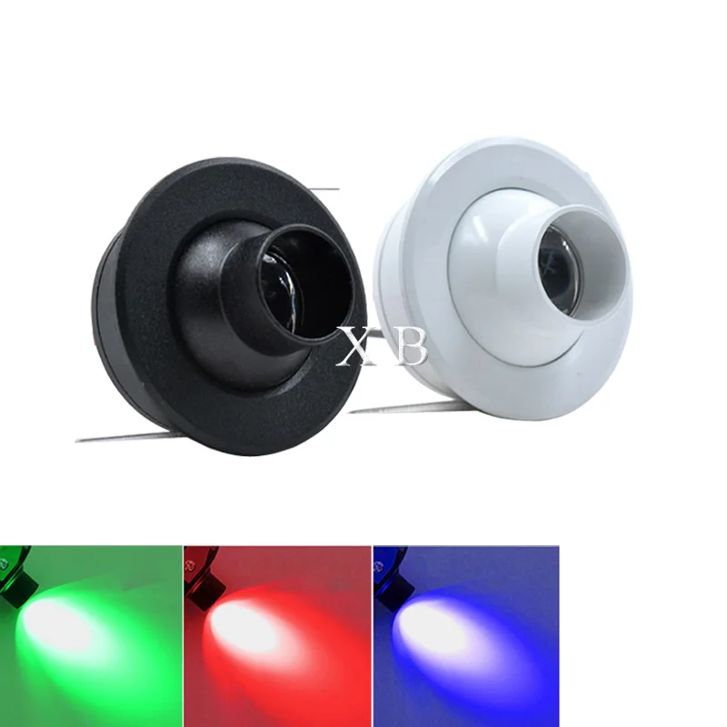 1W 3W Mini LED Spotlight AC110V220V DC12V 28mm Cutout Recessed Downlight Ceiling Lamp Showcase Display Indoor Lighting