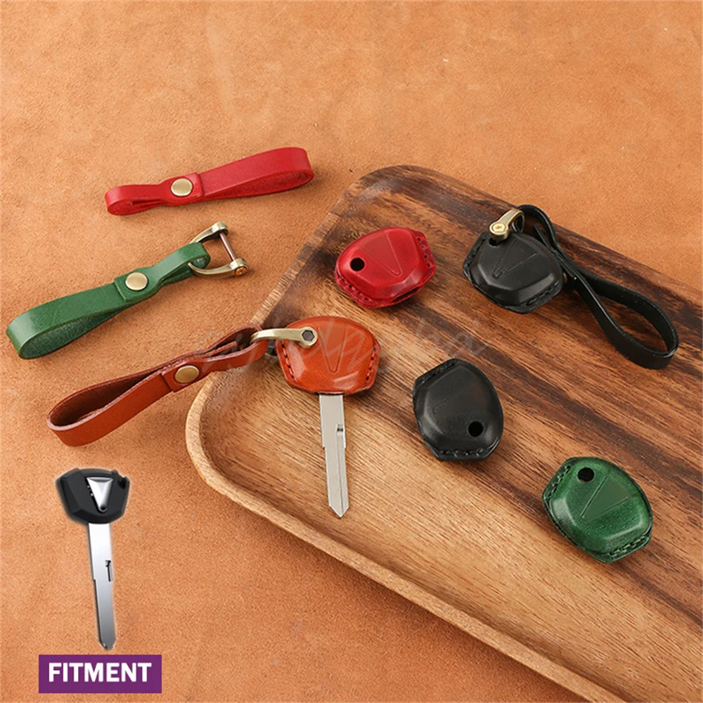 

Чехол для ключей из натуральной кожи для мотоцикла, чехол для Kawasaki Ninja Versys Z125 Z650, аксессуары для стайлинга