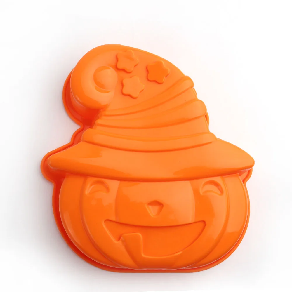 

Halloween Pumpkin Shape Silicone Cake Mold DIY Big Mousse Dessert Cake Bakeware Chocolate Fondant Mould Baking Tray