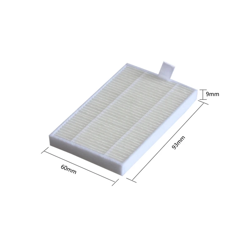 Робот-пылесос 5 шт./лот 93 мм * 60 мм * 9 мм, HEPA фильтр, робот-пылесос, запасные части, Сменные аксессуары, новинка 100%