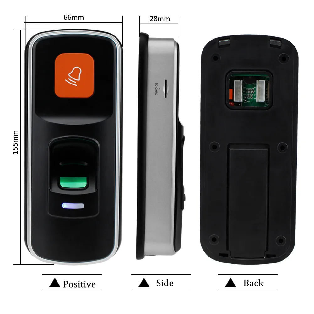 YiToo Smart Door Access Control Fingerprint Lock Biometric RFID Keypad Electric Magntic Lock Wooden Door Metal Door Glass Door