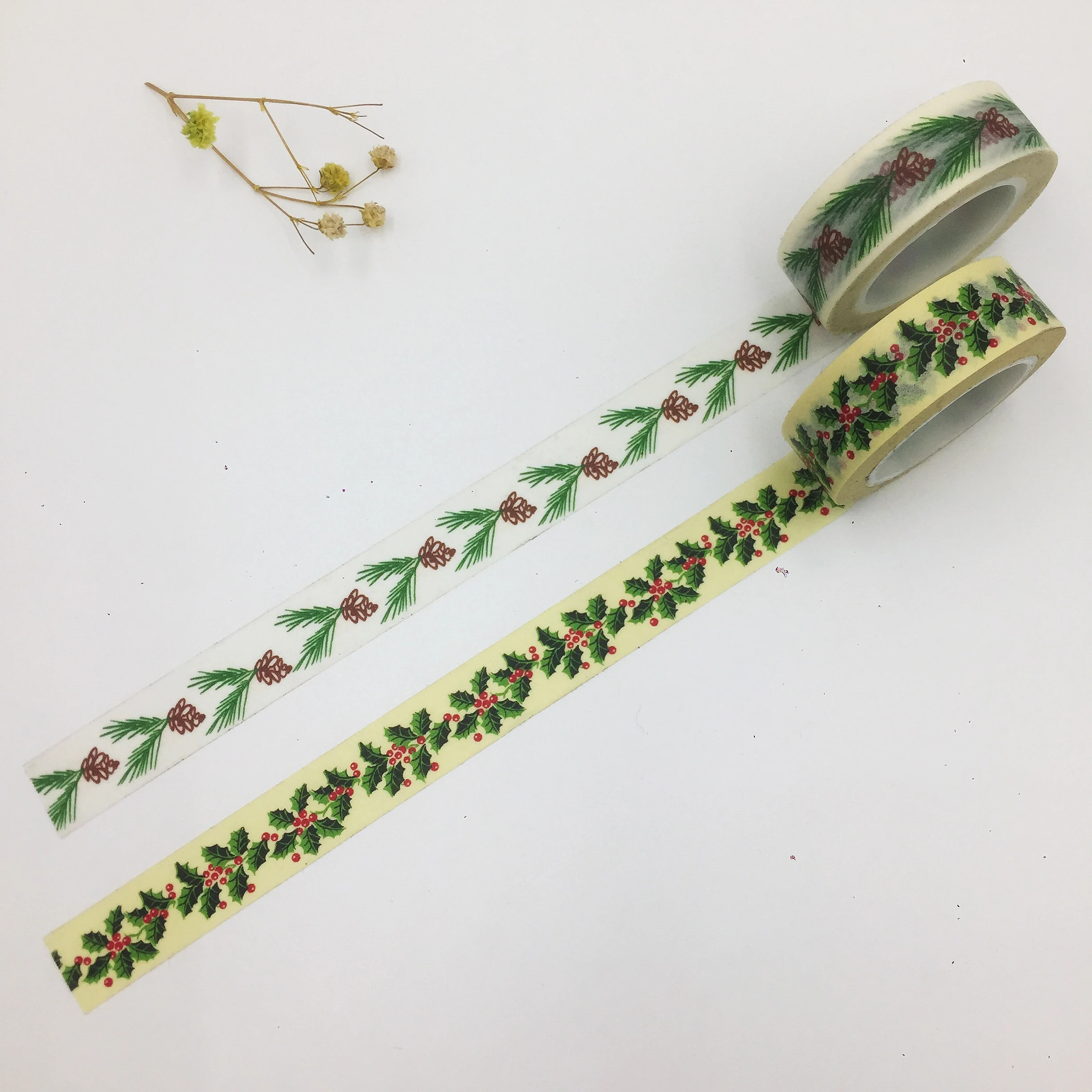 Free Shipping 15mm*10m high quality  washi  tape/Beautiful Christmas Tree Branch masking  japan washi tape